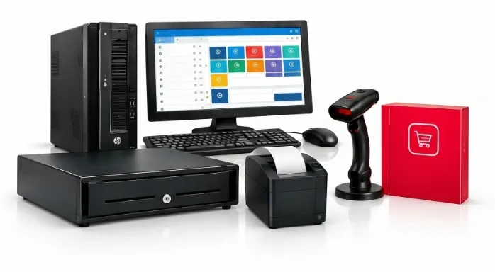 Pack Caisse Enregistreuse - Machine de Bureau Complète + Logiciel